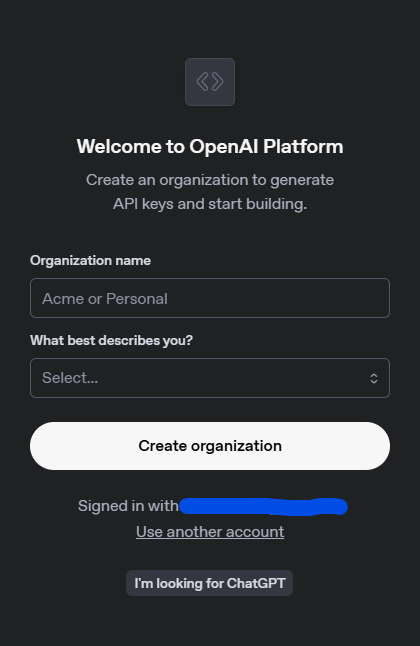 ChatGPT API 사용하기 / key 발급 / API 가격 2 chatgpt api build 1