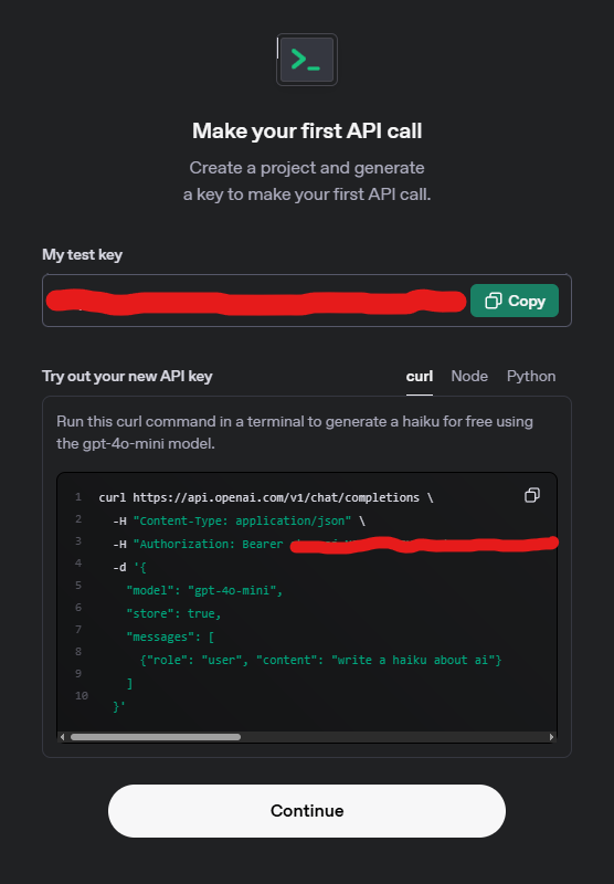 ChatGPT API 사용하기 / key 발급 / API 가격 4 chatgpt api key